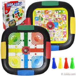24 Pieces 2-IN-1 Ludo Board Games - Dominoes & Chess