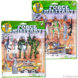 48 Wholesale 10 Piece Military Force Action Figure Sets