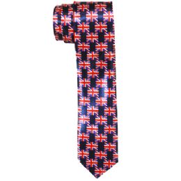 48 Pieces Men's Slim Flag Tie - Neckties