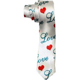 72 Pieces Men's Slim Love Tie - Neckties
