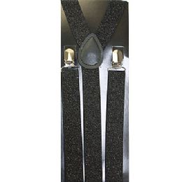 48 of Adult Suspenders In Shimmery Black Color