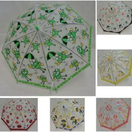 48 Wholesale Automatic Environmental Umbrella With Character Prints