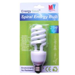 100 of Spiral Energy Bulb 25w