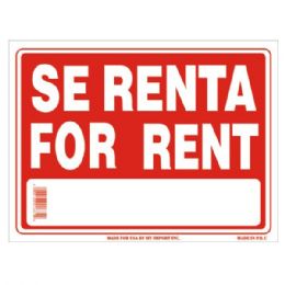 96 Pieces Sign 9in X 12in Se Renta For Rent - Signs & Flags