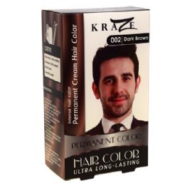 48 Wholesale Kraze Hair Color Men Brown Dark