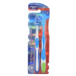 48 Units of Amoray Toothbrush 2pk - Toothbrushes and Toothpaste