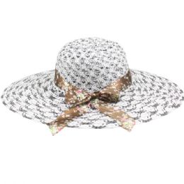 48 Wholesale Woman Summer Hat In White