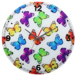 24 Wholesale Butterfly Wall Clock