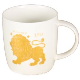 72 Pieces White Coffee Mug With Lion - Coffee Mugs