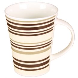 72 Wholesale Coffee Mug Striped