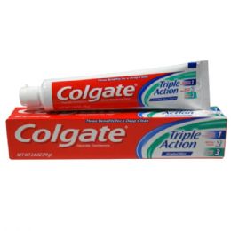 48 Pieces Colgate Tp 2.8oz Triple Action - Toothbrushes and Toothpaste