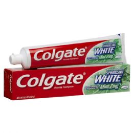 24 Units of Colgate 8oz Sparkling White Mint Zing - Toothbrushes and Toothpaste