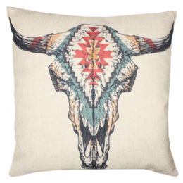 36 of Pillow With Colorful Bull