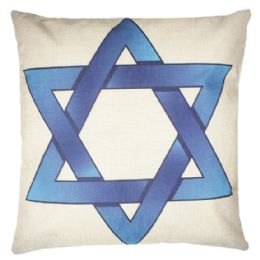 36 Pieces White Pillow With Blue Star - Pillows