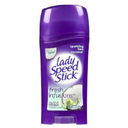 36 Pieces Lady's Speed Stick 1.4oz Inv Power Powder Fresh - Personal Care Items