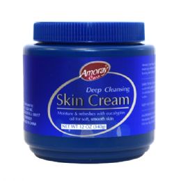48 Pieces Amoray Skin Cream 12oz Deep Cleansing - Personal Care Items