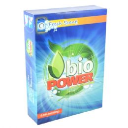 48 Wholesale Bio Power Laundry Powder Box 400g Blue