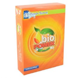 48 Wholesale Bio Power Laundry Powder Box 400g Orange