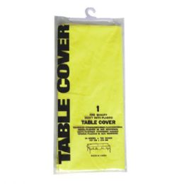 48 Wholesale Table Cover Yellow