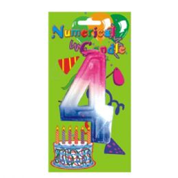 48 Pieces Numerical Candle #4 - Birthday Candles