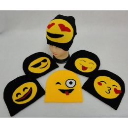 36 Wholesale Knitted Beanie [emojis]