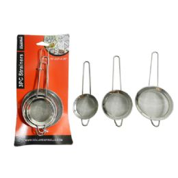 48 of 3-Piece Strainers With Handle