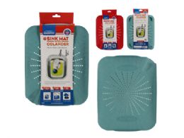 24 of Flat Sink Mat Colander