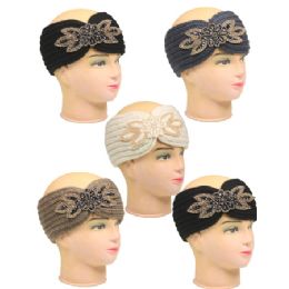 36 Wholesale Knitted Women Woolen Headband