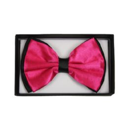 48 Units of Bowtie 027 Two Tone Hot Pink - Bows & Ribbons