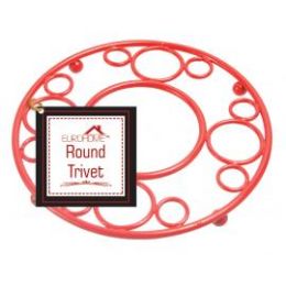 12 Pieces Deco Red Trivet - Coasters & Trivets
