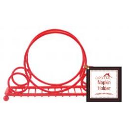 12 Wholesale Napkin Holder Red