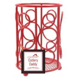 12 of Cutlery Caddy Red