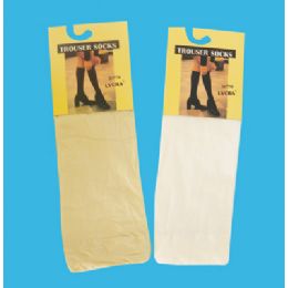48 of Ladies Trouser Socks 1pk Assor