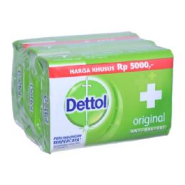 48 Wholesale Dettol Soap 105g X 3 Pack Original