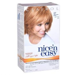 24 Wholesale Clairol Nice & Easy Hair Color Light Golden Blonde 27ap