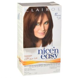 24 Wholesale Clairol Nice & Easy Hair Color Reddish Brown 47ap