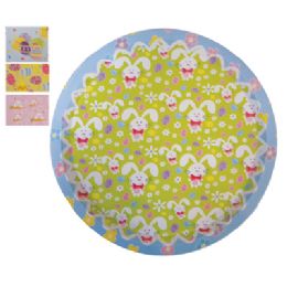 48 Pieces Easter Round Serving Tray - Easter