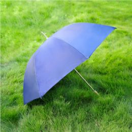 12 of 60" Navy Blue Barton Outdoor Rain Umbrella