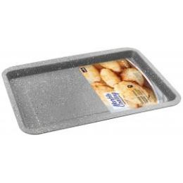 12 of 12 Marble Coated Cookie Sheet 15.6x11.8 Inches