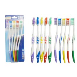 144 Pieces 5 Piece Tooth Brush - Toothbrushes and Toothpaste