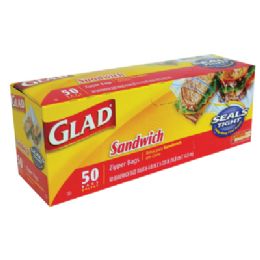 12 Pieces 50 Count Glad Sandwich Bags - Bags Of All Types