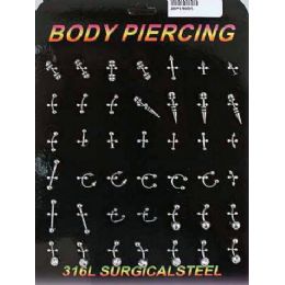 84 Wholesale Wholesale Bodyjewelry/ Body Piercing Assorted Styles.