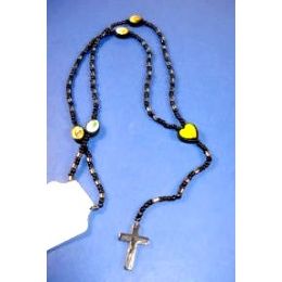 600 Pieces Wholesale Bulk Rosary Cross Necklaces Assorted Colors And Styles - Necklace