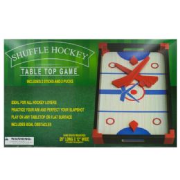 6 Pieces Slap Shot Hockey Tabletop Game - Dominoes & Chess