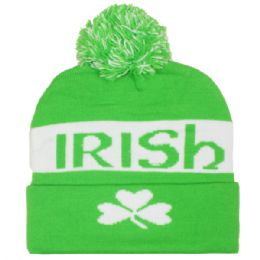 36 Pieces "irish" Winter Beanie Hat - Winter Beanie Hats