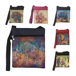 60 Wholesale Cross Body Bag In Elephant Prints