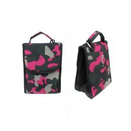 24 Wholesale 10" Insulated Lunch Bag In A Pink Camouflage Print