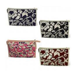 60 Pieces Cosmetic Make Up Bag In An Artistic Print - Cosmetic Cases