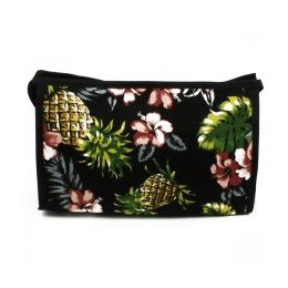 60 Wholesale Cosmetic Make Up Bag In A Trendy Pineapple Print