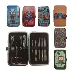 48 Wholesale 9 Pc Manicure Set (owl)